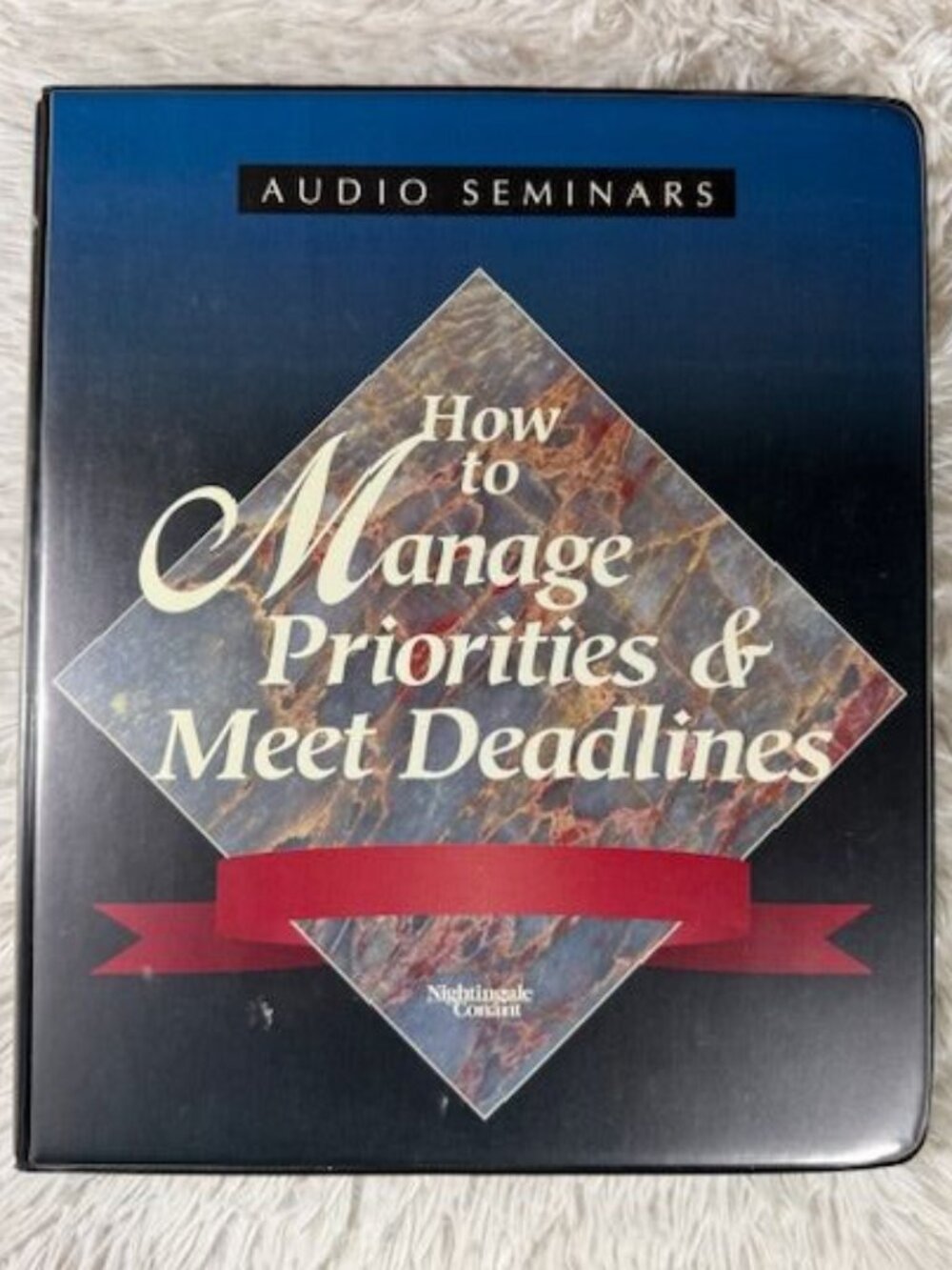 Vintage Nightingale Conant 6 Cassettes How to Manage Priorities & Meet Deadlines